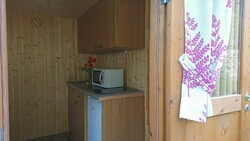 Le Logis du Bonheur-cuisine-une chambre-sdb-wc-Terrasse
