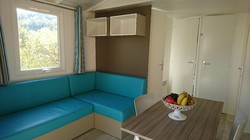 Mobil-home Bay avec Clim-2 chambres-Cuisine-sdb-wc- Terrasse