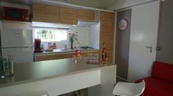 .Mobil home Ibis:2 bedrooms-kitchen-2 bathrooms/2 wc-Large terrace