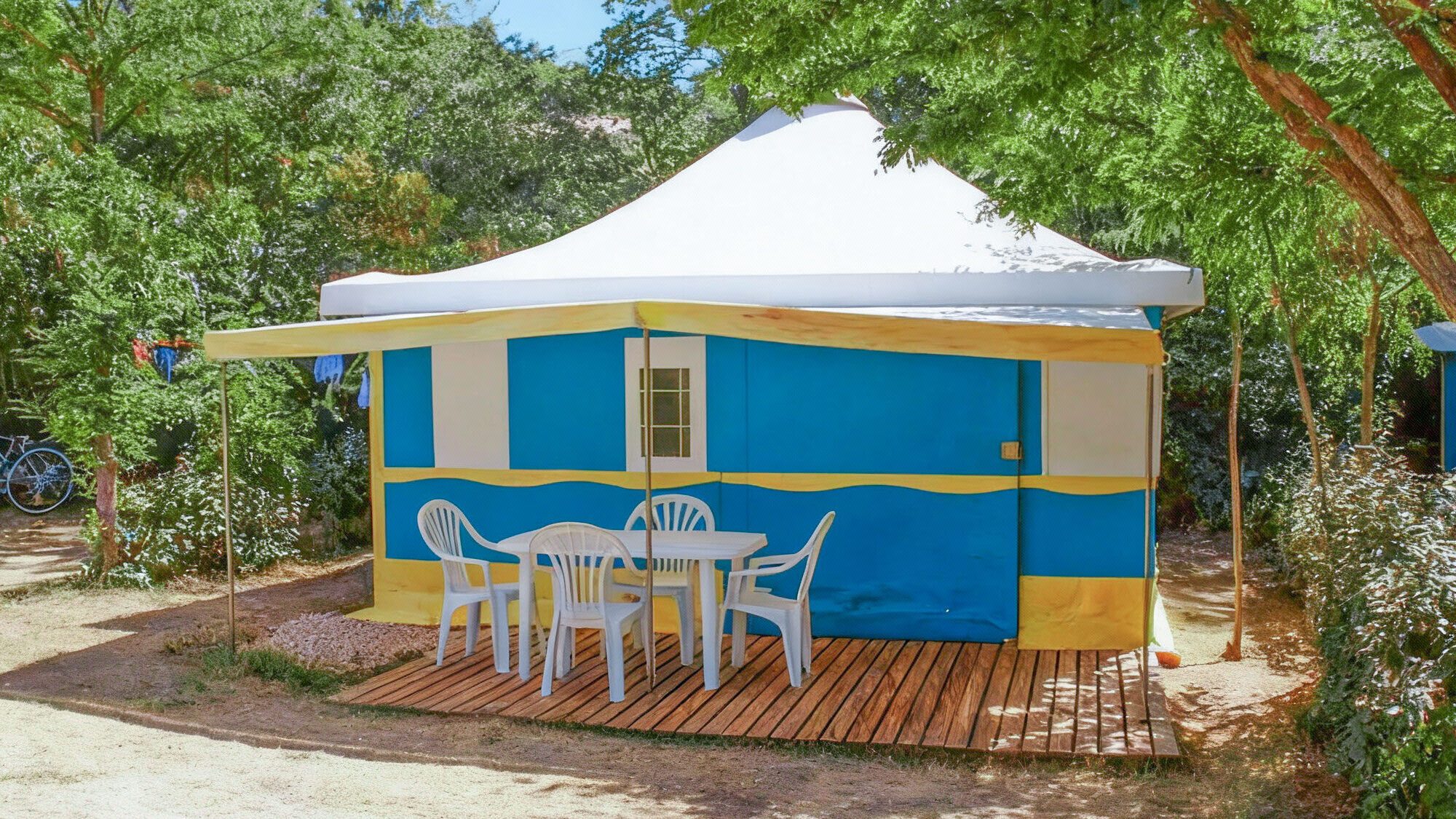 Bungalow toilé