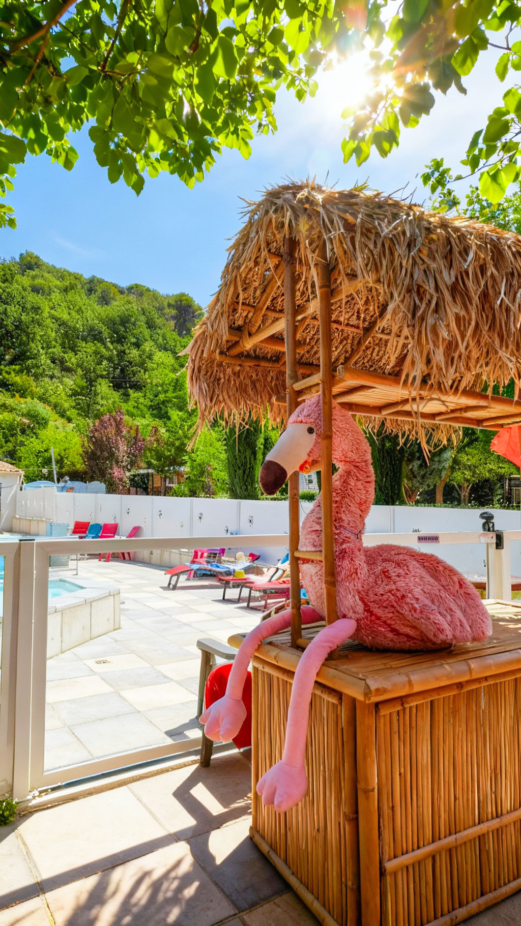 camping pool riez