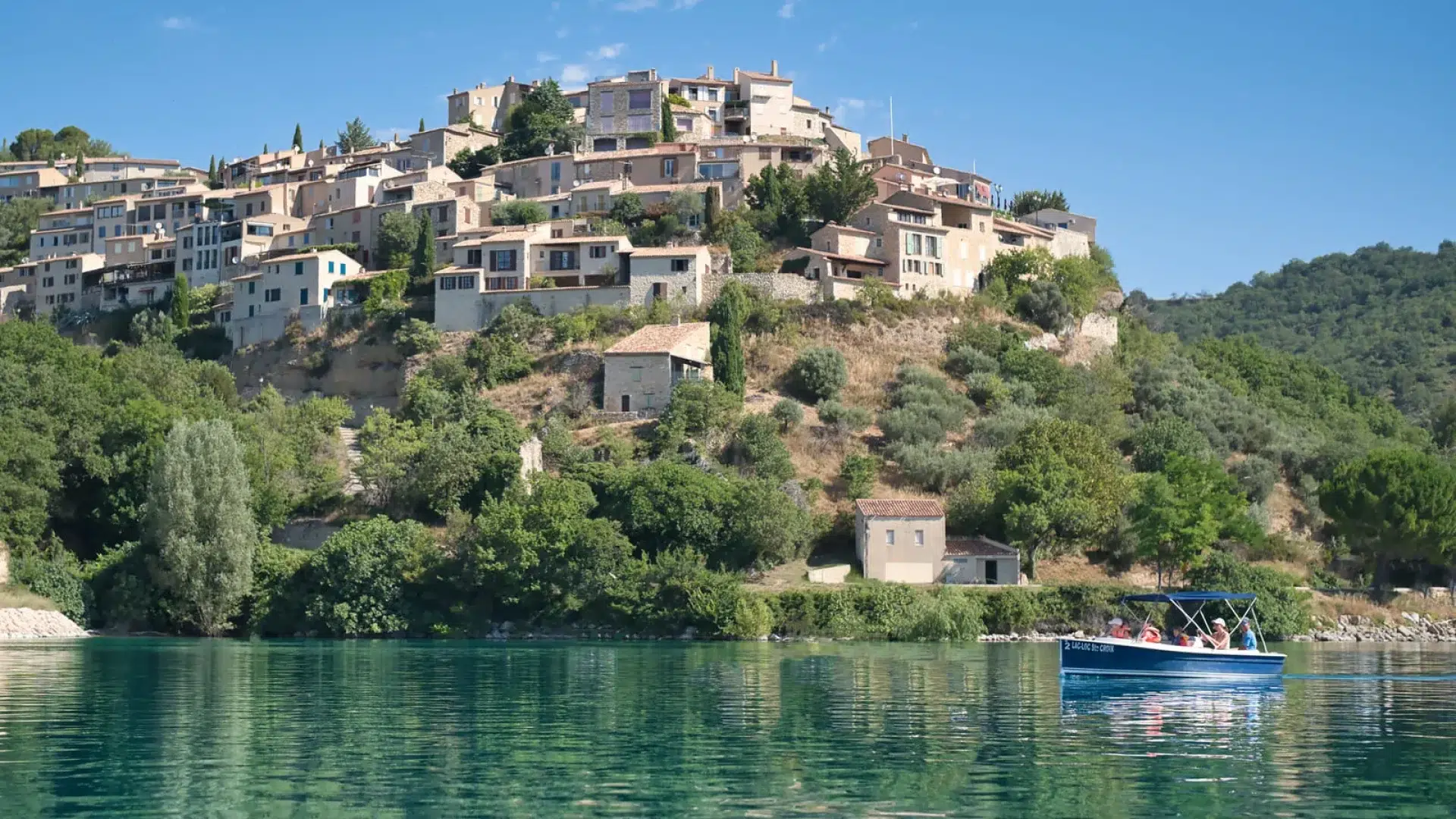 sainte croix du verdon village bateau x f